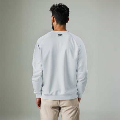 Men's French Terry Raglan Sleeve Sweatshirt - Dawn Blue