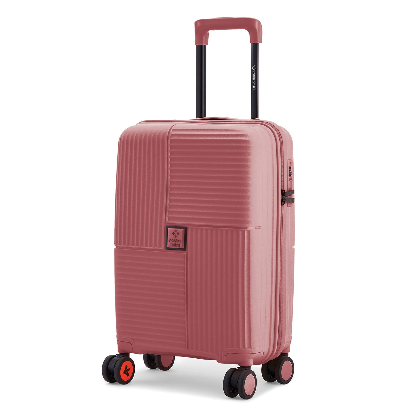 Nasher Miles Singapore Hard-Sided Polypropylene Cabin Luggage Rose Gold 20 inch |55 Trolley Bag