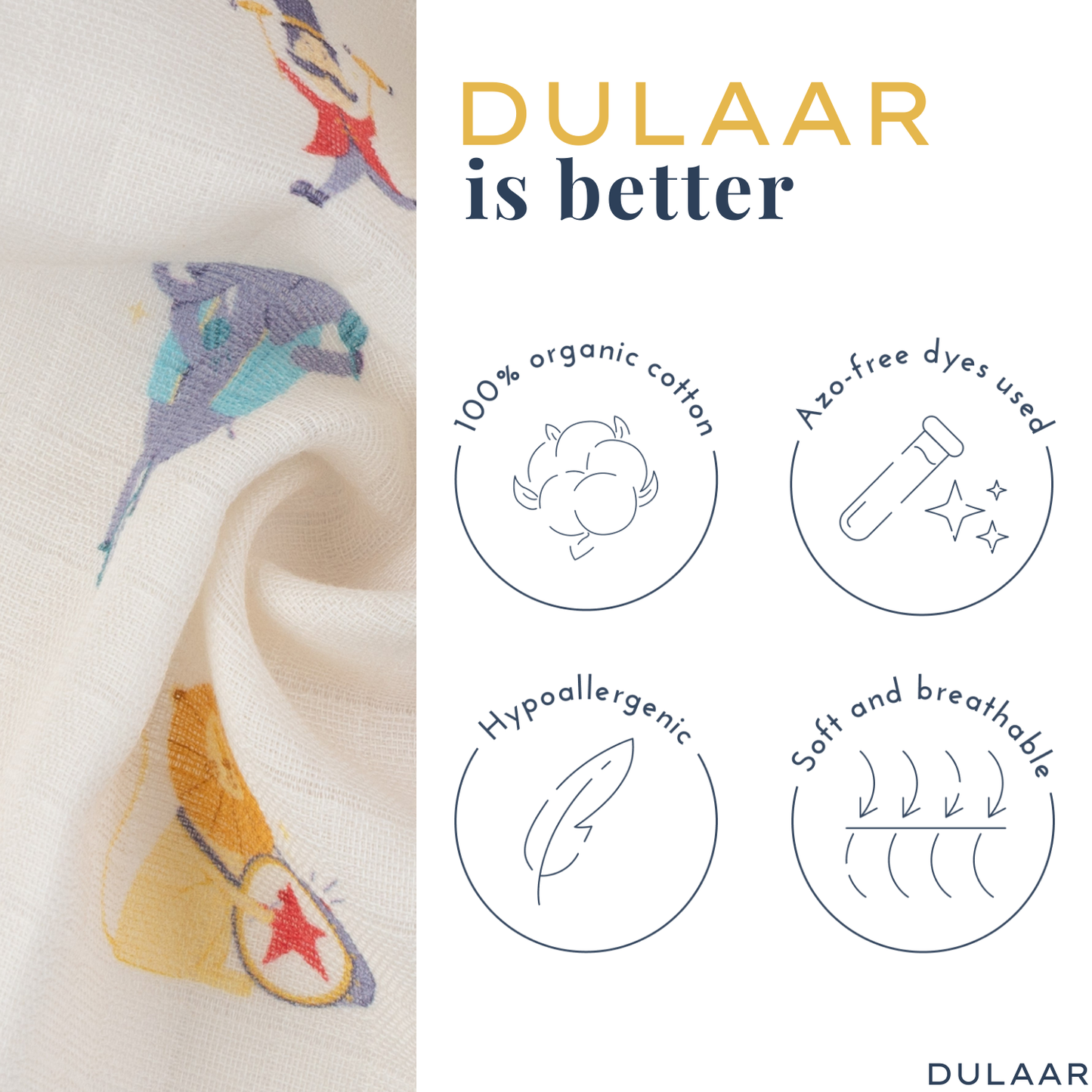 Organic Muslin Tee & Shorts Set