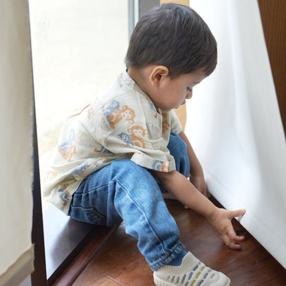 Cotton Linen Shirt | Hand-Block Printed