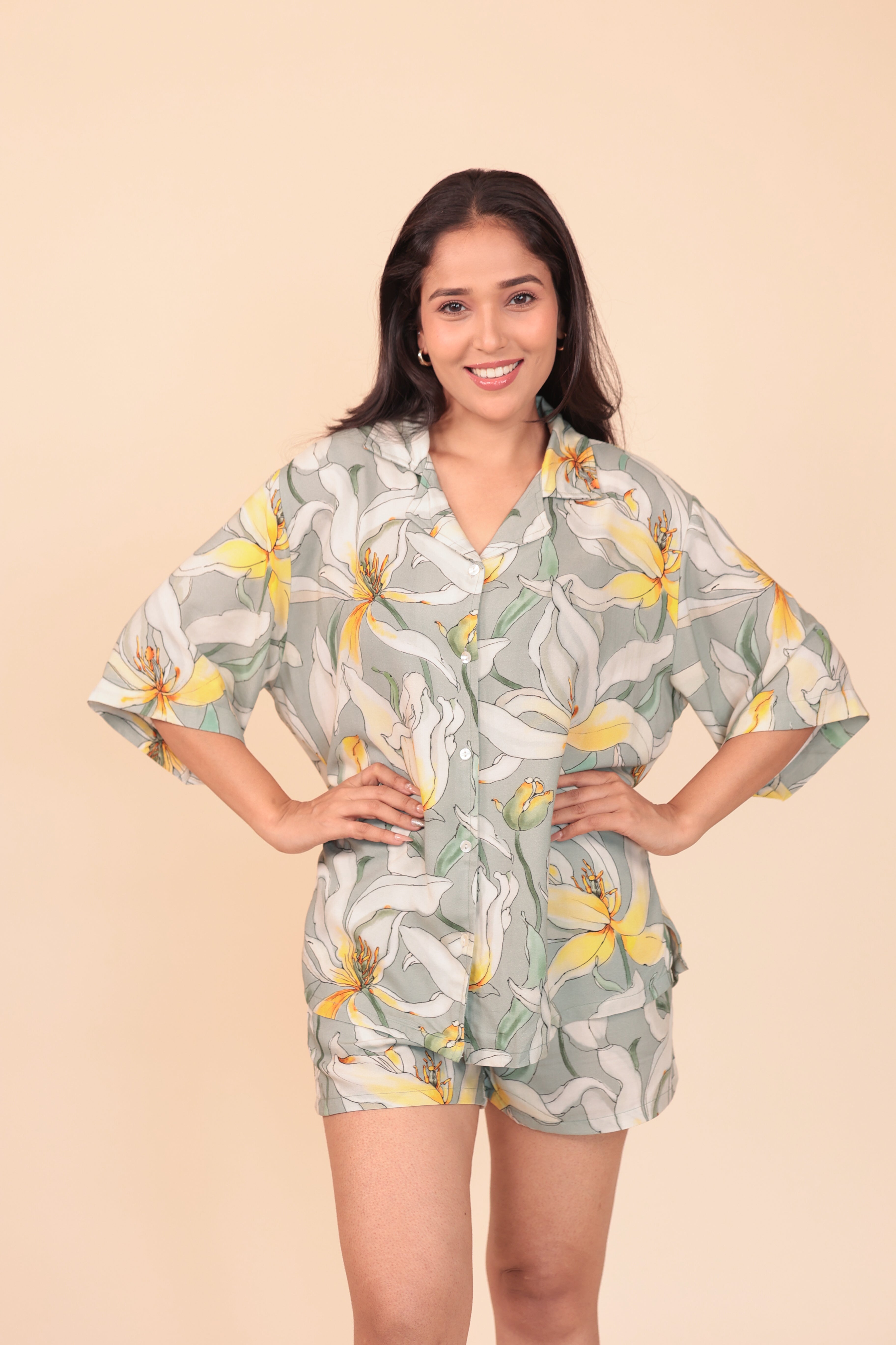 Lush Lily Shorts set Loungewear | Masha at Broadway