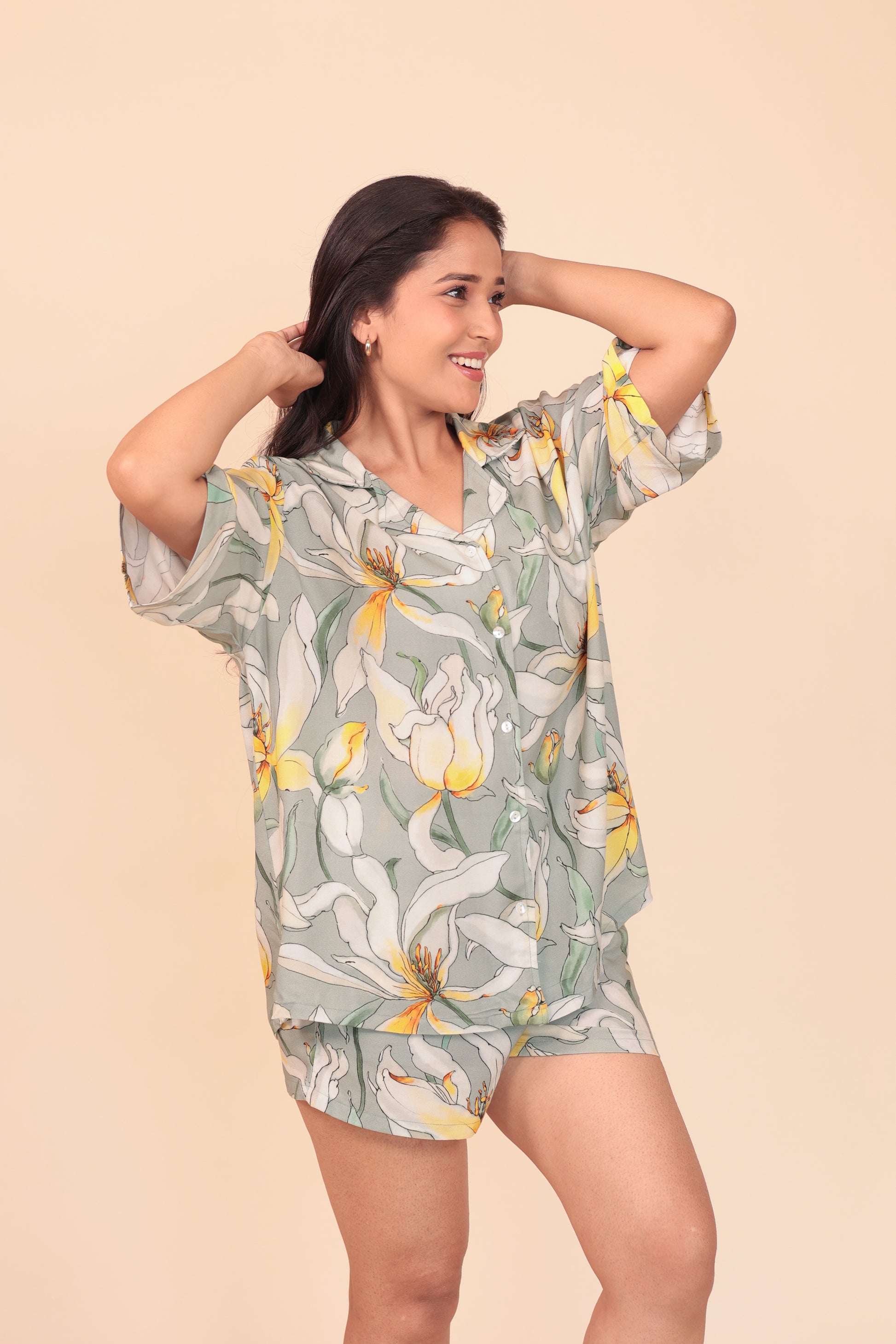 Lush Lily Shorts set Loungewear | Masha at Broadway