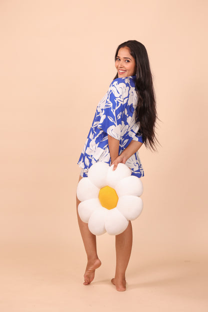 Iris Azure Shorts set Loungewear | Masha at Broadway