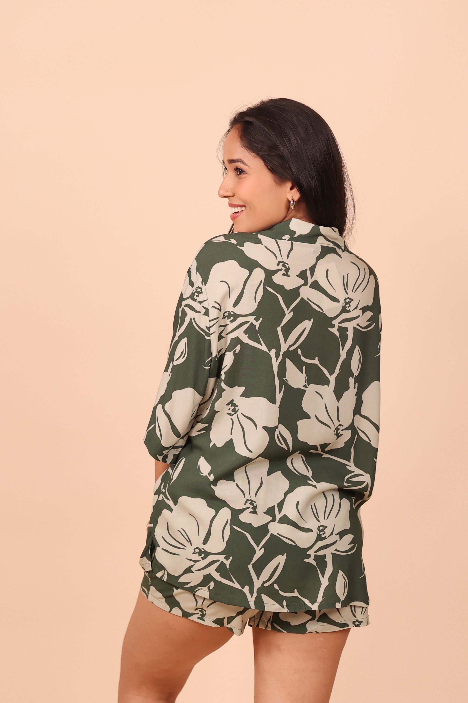 Iris Sage Shorts set Loungewear | Masha at Broadway