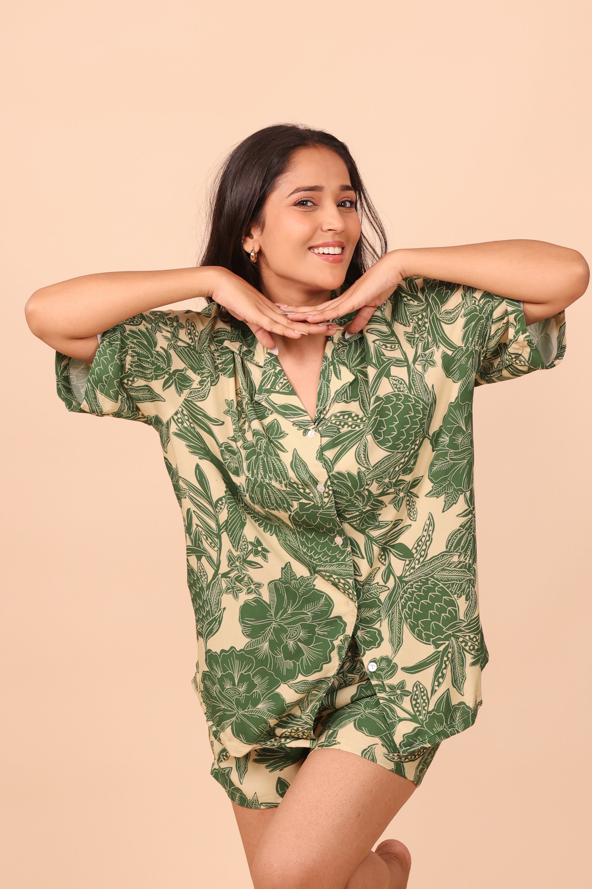 Pineapple Shorts set Loungewear | Masha at Broadway