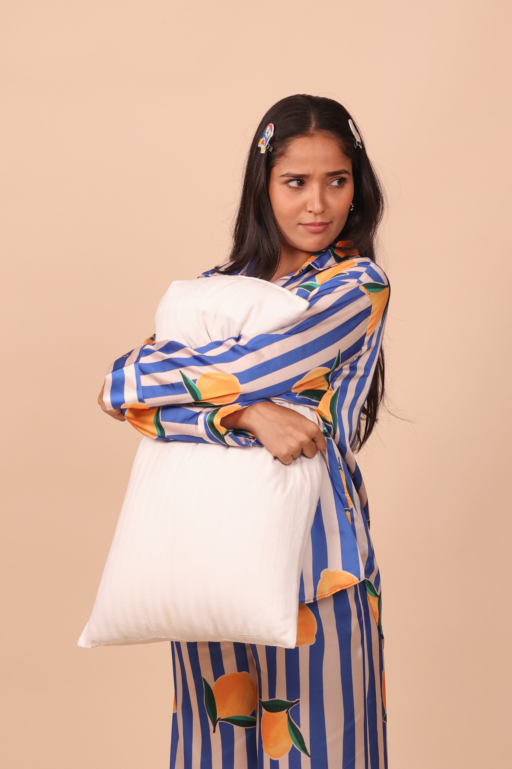 Lemon cello Wide Leg PJ Set | Masha at Broadway
