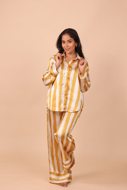Honey Stroke Wide Leg PJ Set | Masha at Broadway
