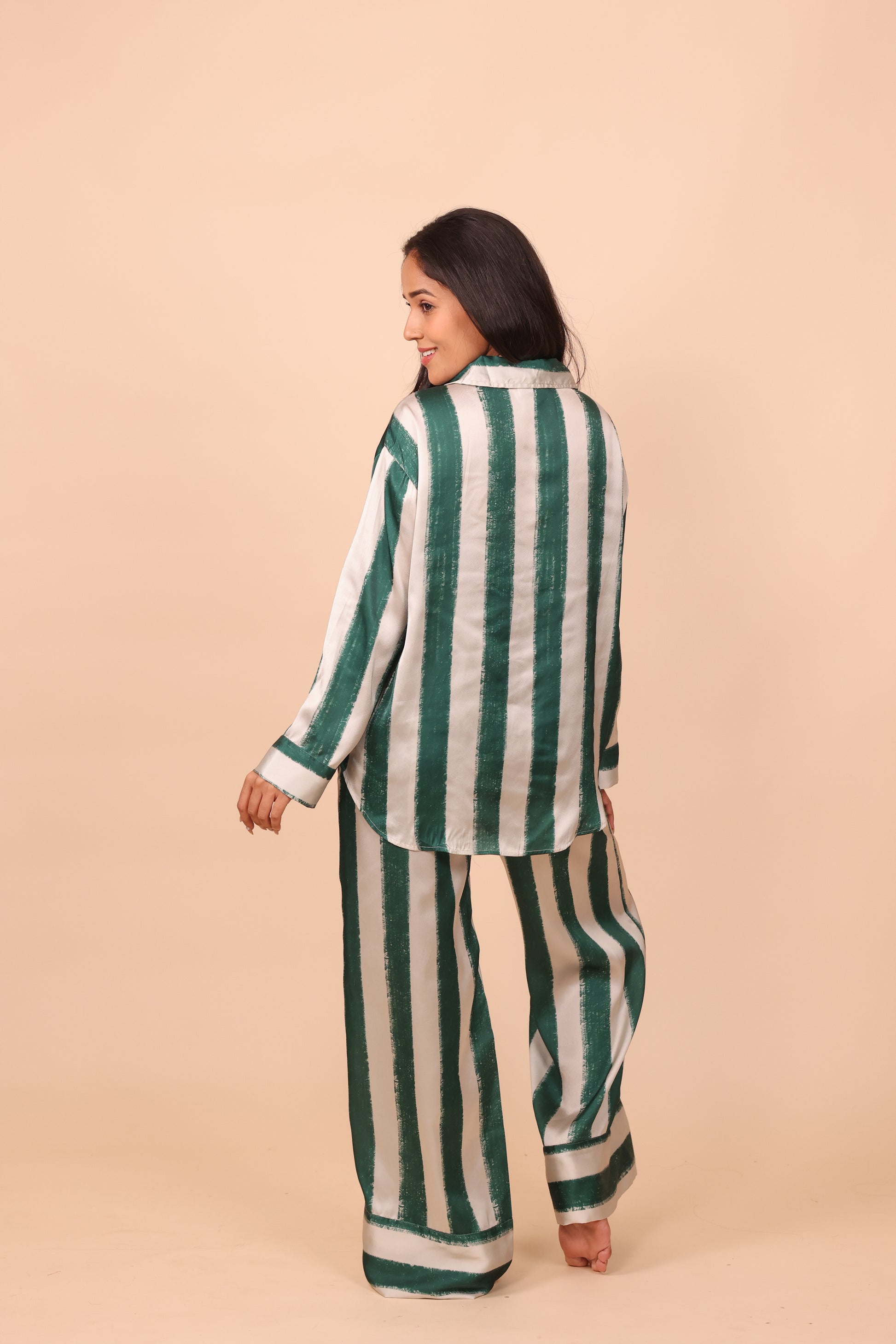 Green Slate Wide Leg PJ Set | Masha at Broadway