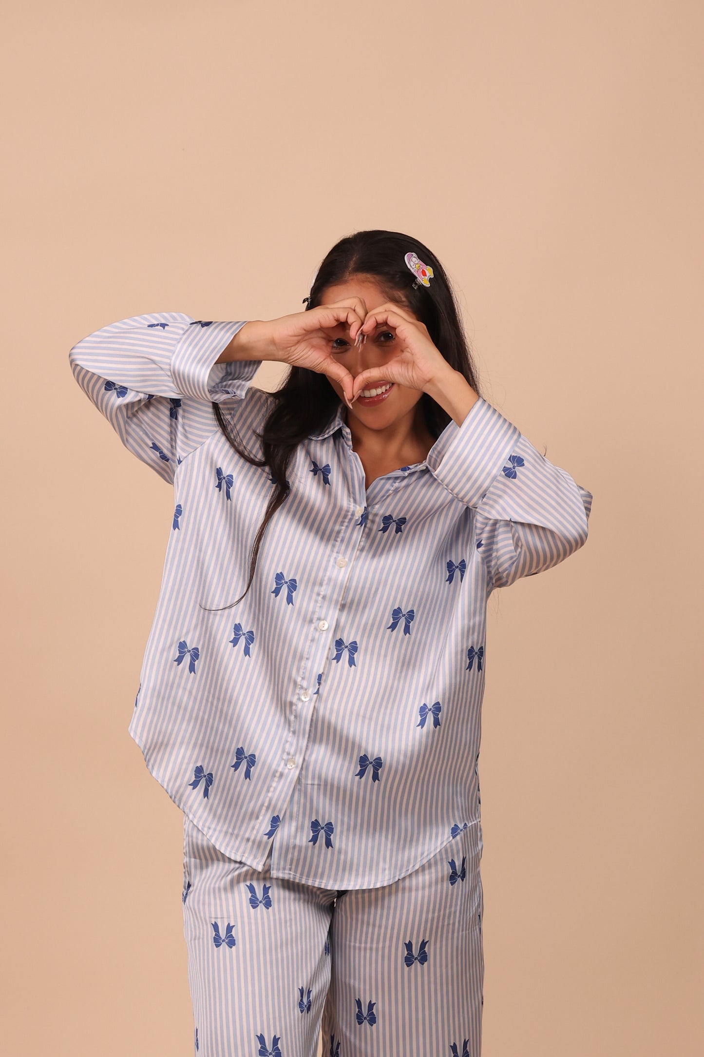 Lil Bows Wide Leg PJ Set | Masha at Broadway