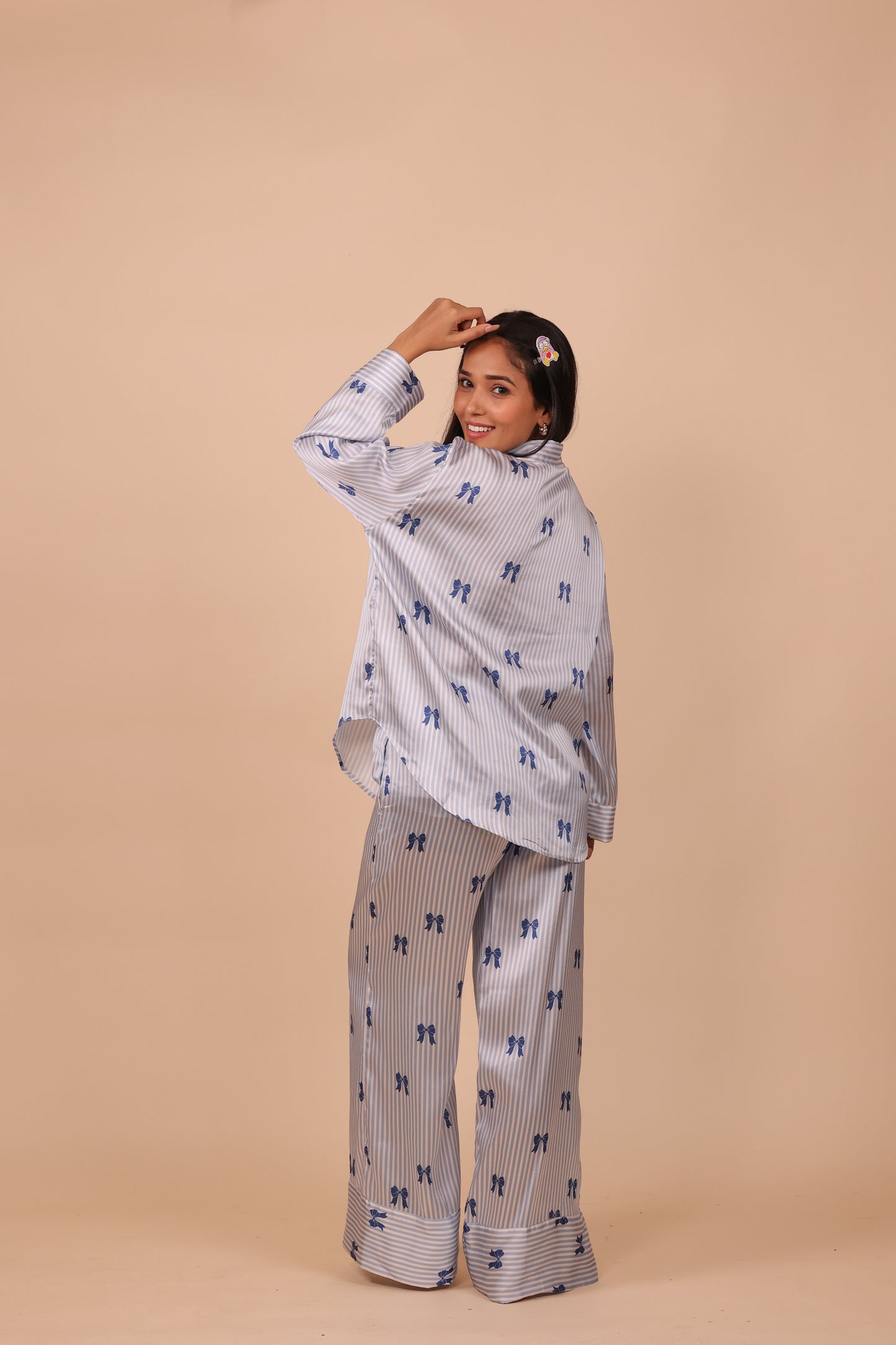 Lil Bows Wide Leg PJ Set | Masha at Broadway
