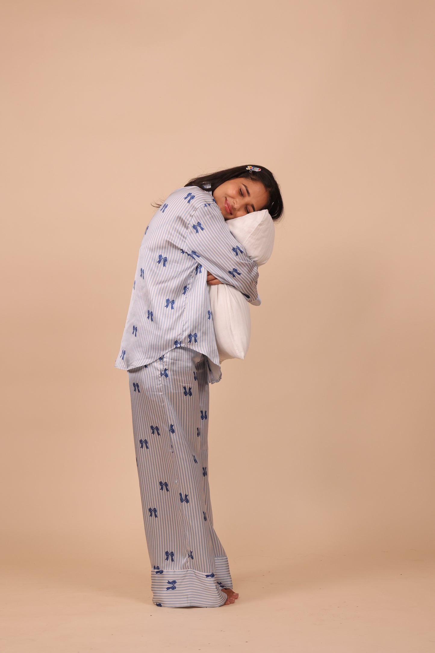 Lil Bows Wide Leg PJ Set | Masha at Broadway