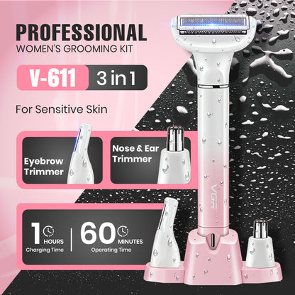 VGR V-611 Lady Shaver Set