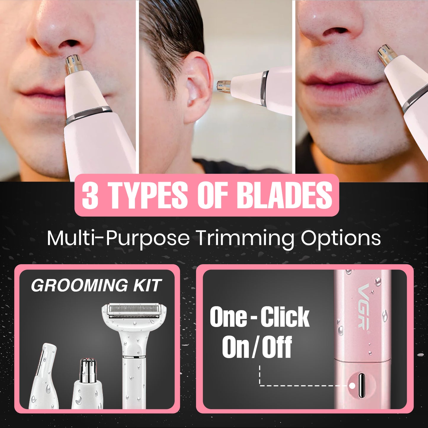 VGR V-611 Lady Shaver Set