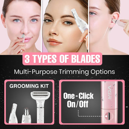 VGR V-611 Lady Shaver Set