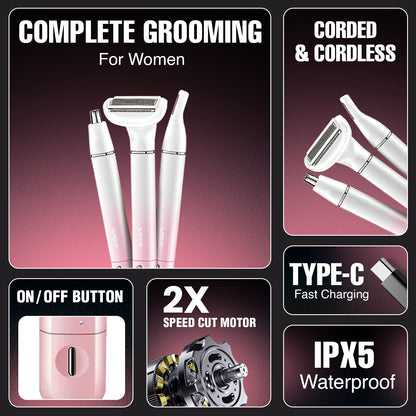 VGR V-611 Lady Shaver Set