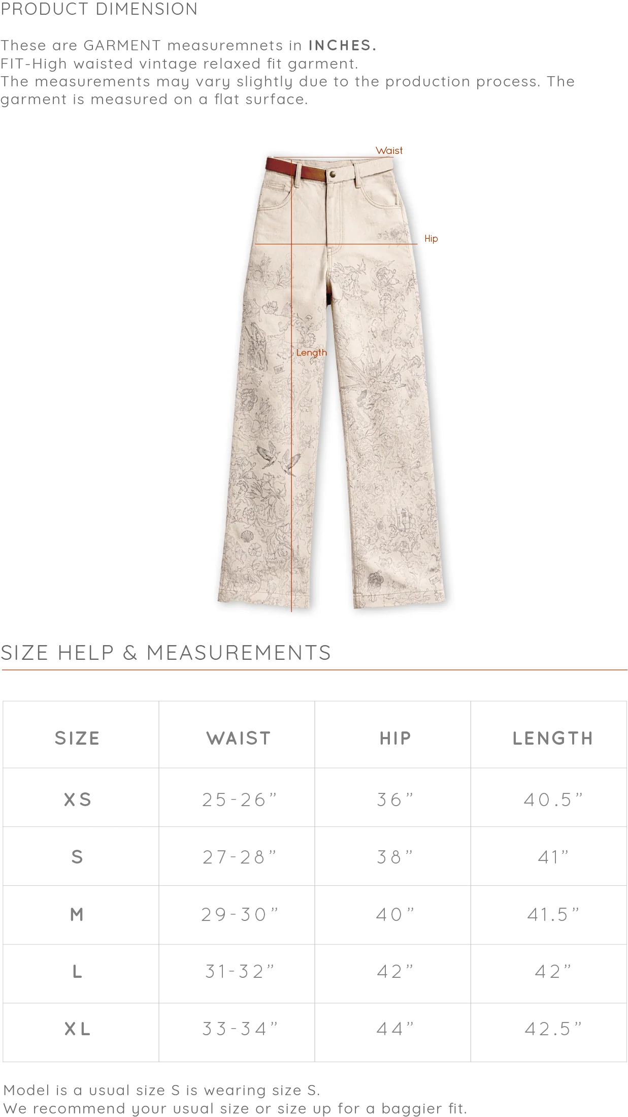 Size Guide