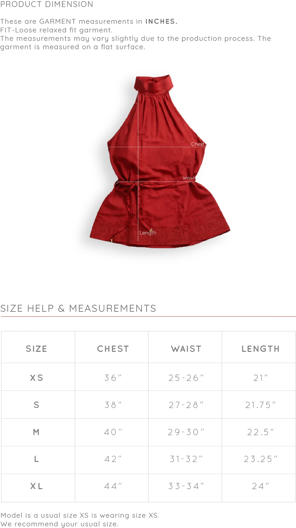 Size Guide