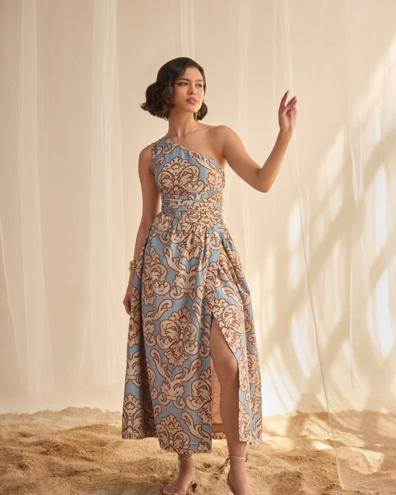Tushita Mehta in our Kiara Printed Dress | Style Island at Broadway