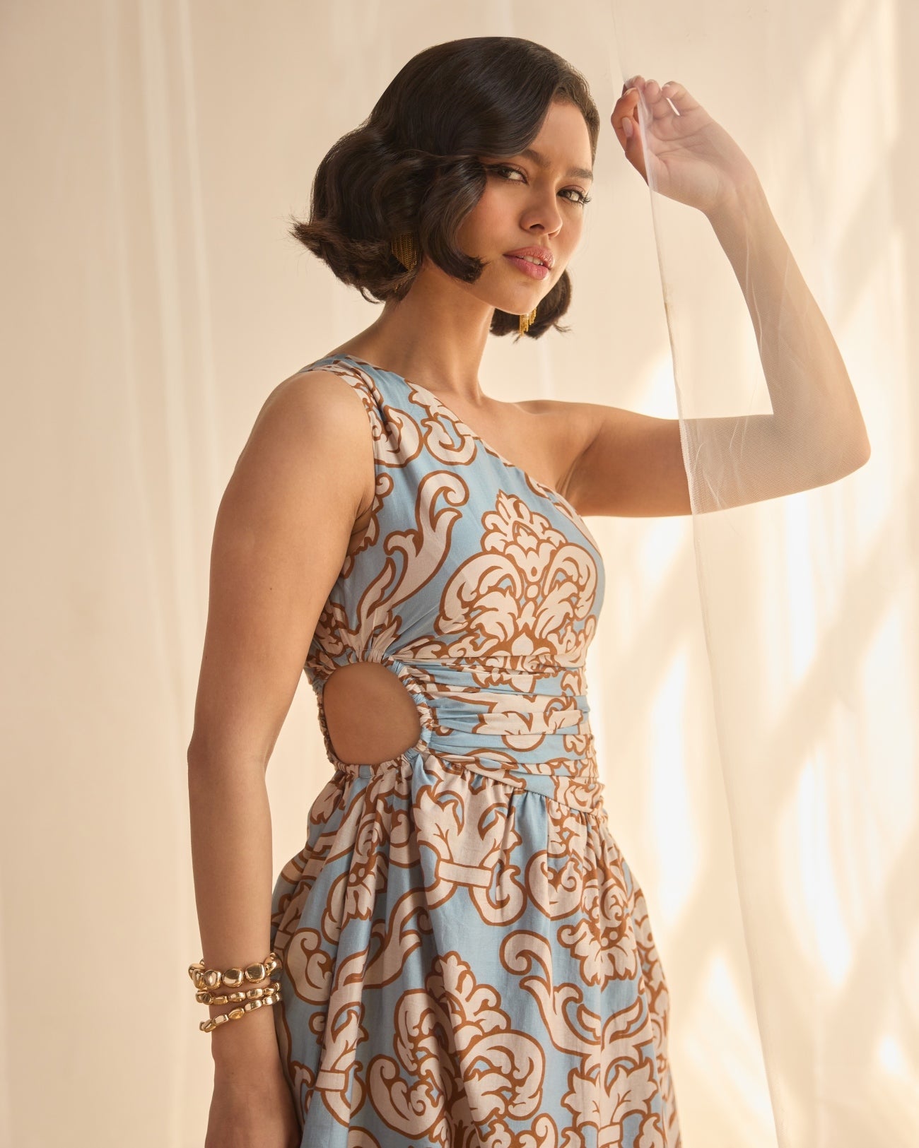 Tushita Mehta in our Kiara Printed Dress | Style Island at Broadway