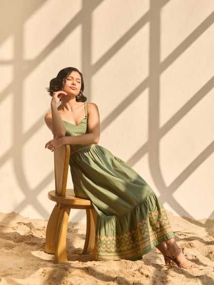 Tushita Mehta in Sara Applique Maxi | Style Island at Broadway