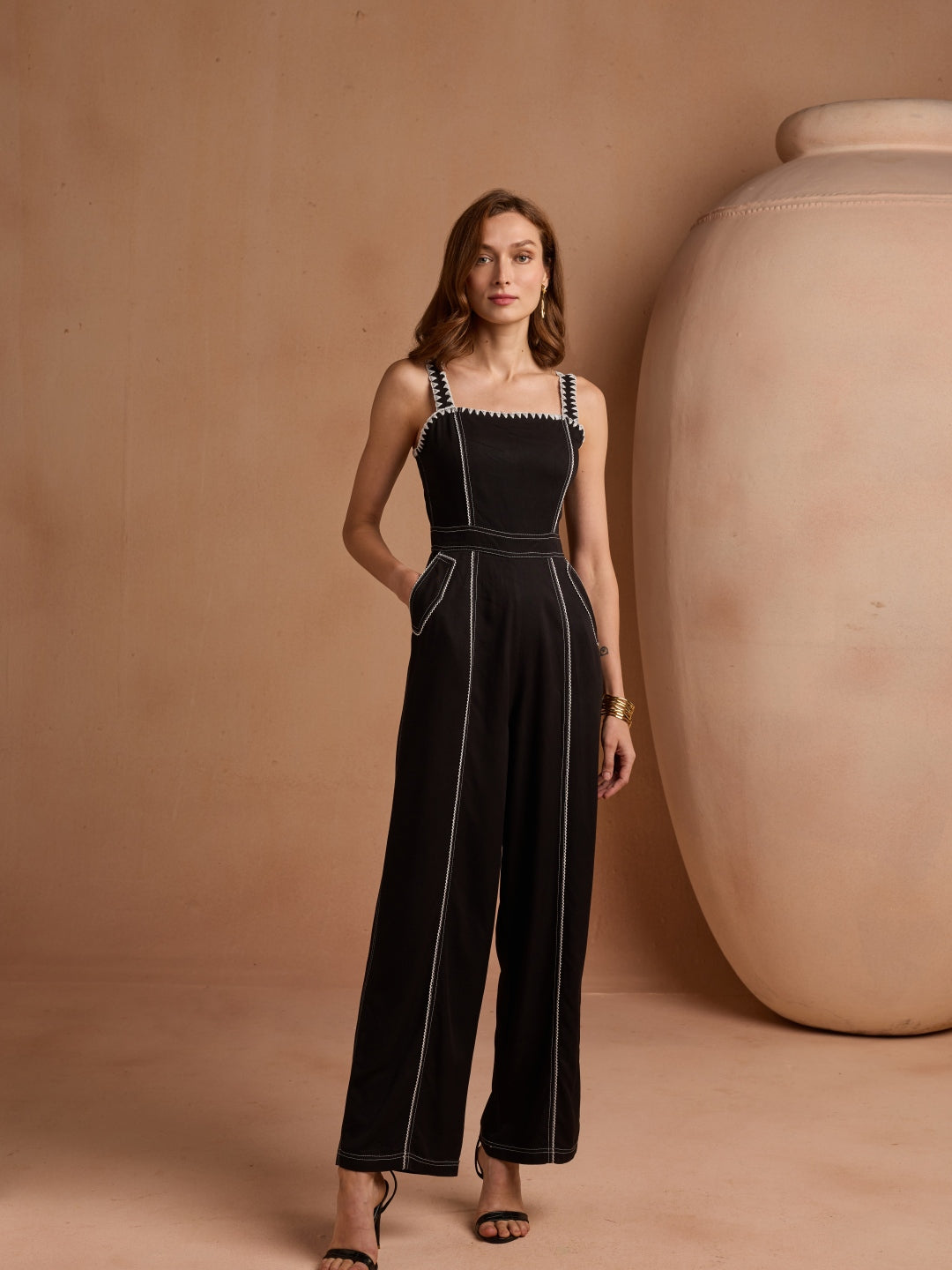 Isla Black Jumpsuit | Style Island at Broadway