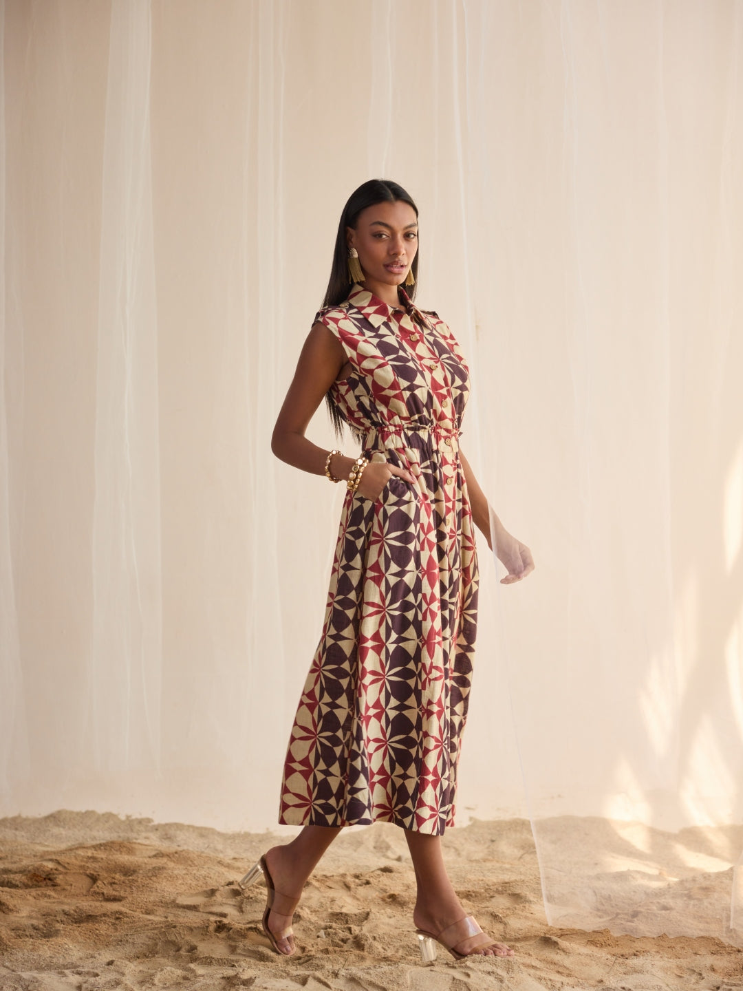 Stephanie Printed Dress | Style Island at Broadway