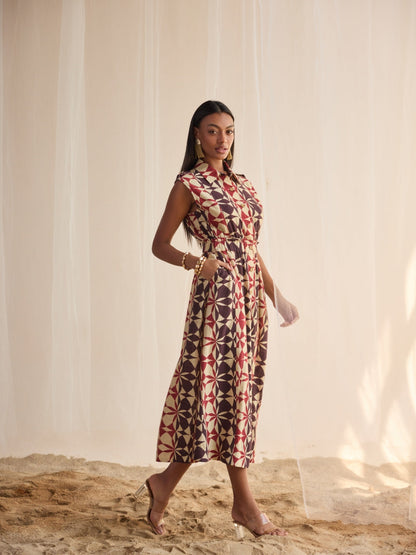 Stephanie Printed Dress | Style Island at Broadway
