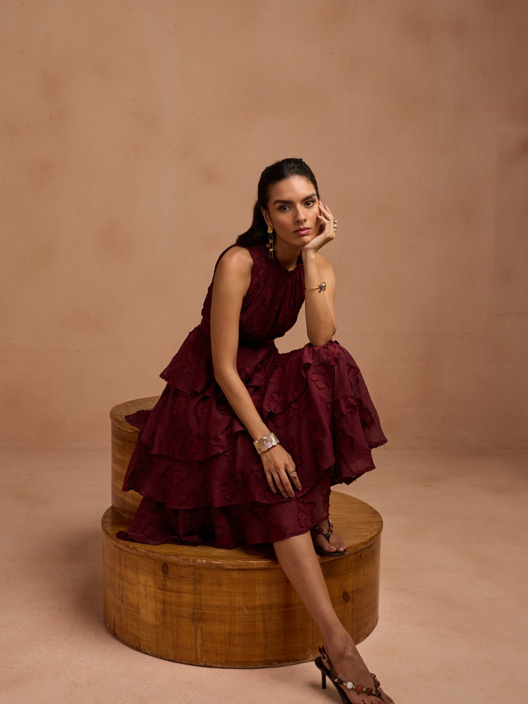 Giselle Jacquard Dress | Style Island at Broadway