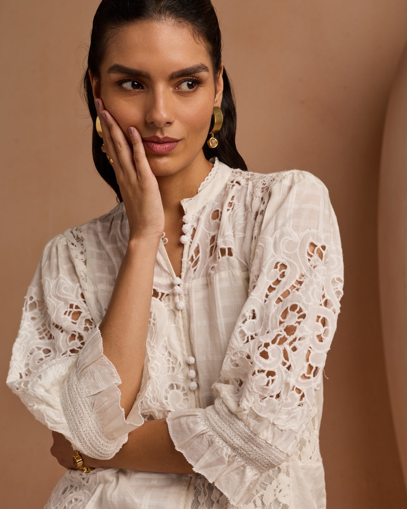 Adeline Lace Blouse | Style Island at Broadway