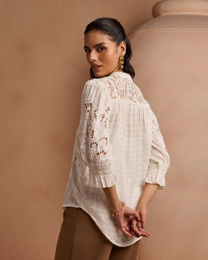 Adeline Lace Blouse | Style Island at Broadway