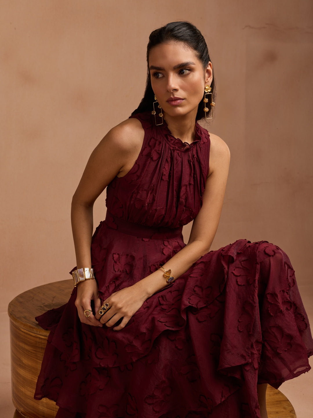 Giselle Jacquard Dress | Style Island at Broadway