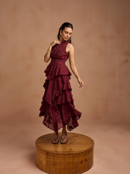 Giselle Jacquard Dress | Style Island at Broadway