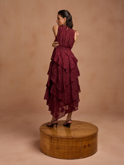 Giselle Jacquard Dress | Style Island at Broadway