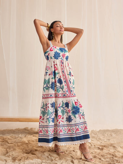 Tushita Mehta in Kaitlyn Printed Maxi | Style Island at Broadway