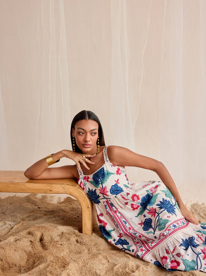 Tushita Mehta in Kaitlyn Printed Maxi | Style Island at Broadway