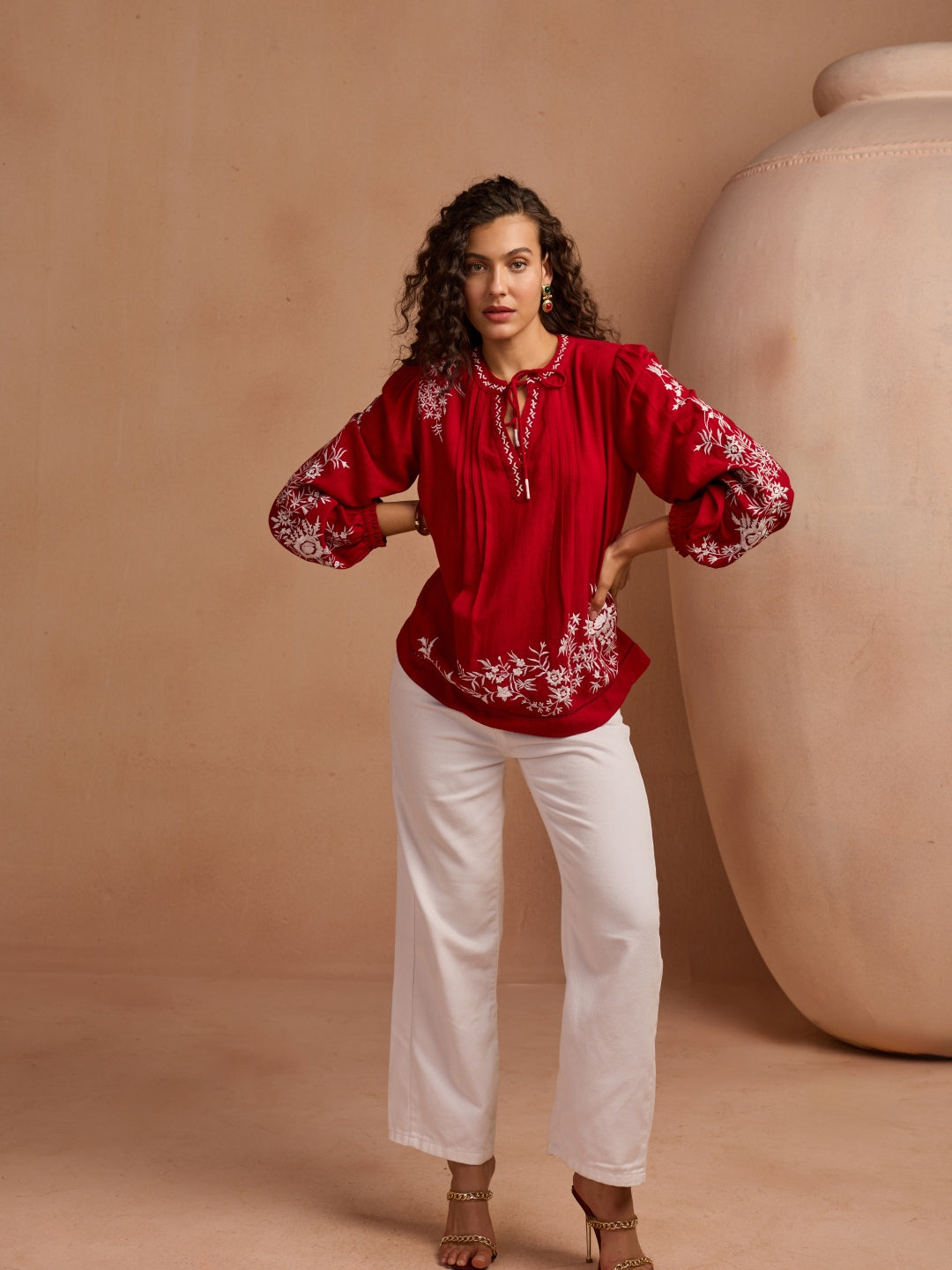 Julianne Embroidered Top | Style Island at Broadway