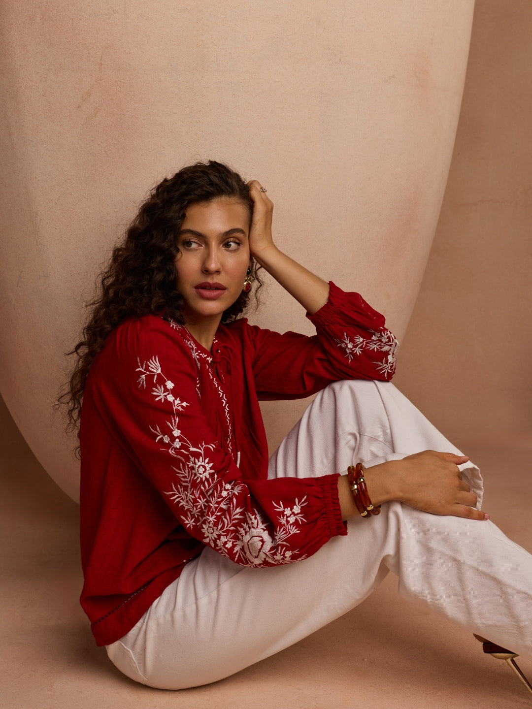 Julianne Embroidered Top | Style Island at Broadway