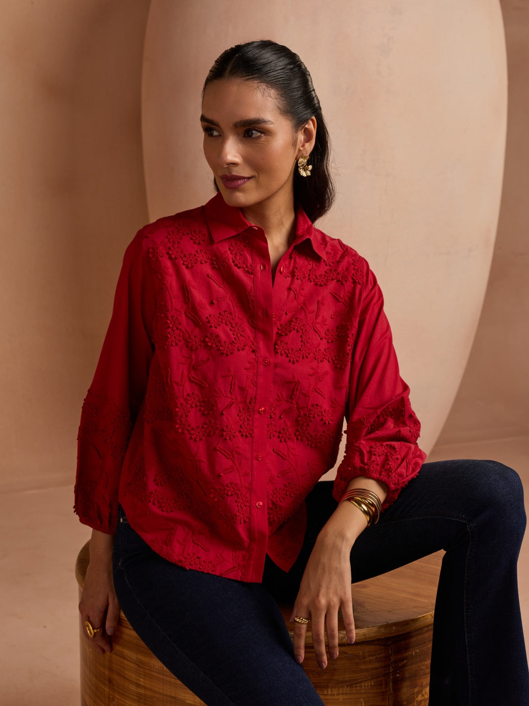 3D Blossom shirt | Style Island at Broadway
