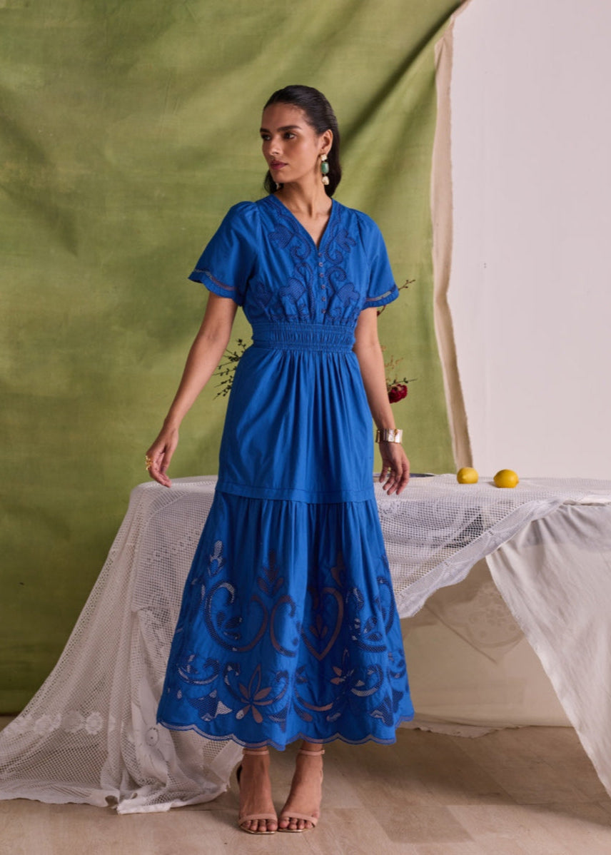 Ava Cutwork Dress | Style Island at Broadway