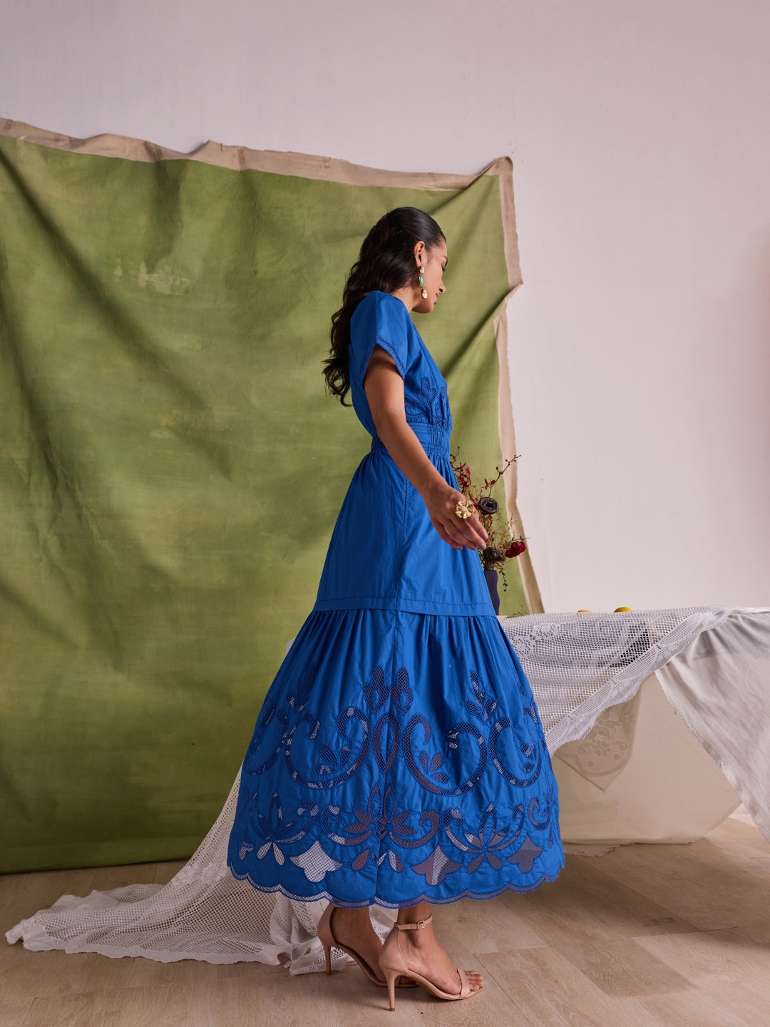 Ava Cutwork Dress | Style Island at Broadway