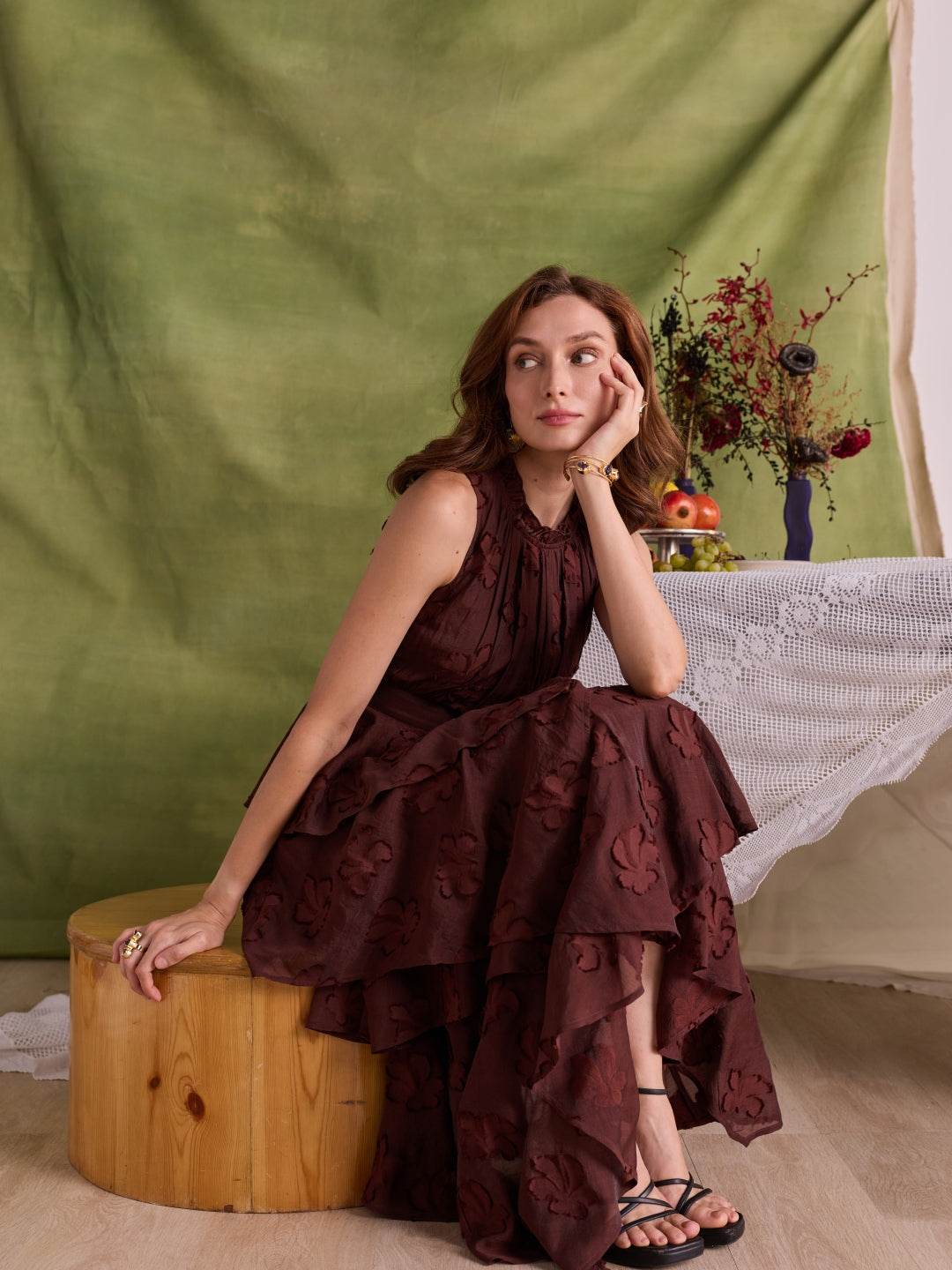 Giselle Jacquard Dress | Style Island at Broadway