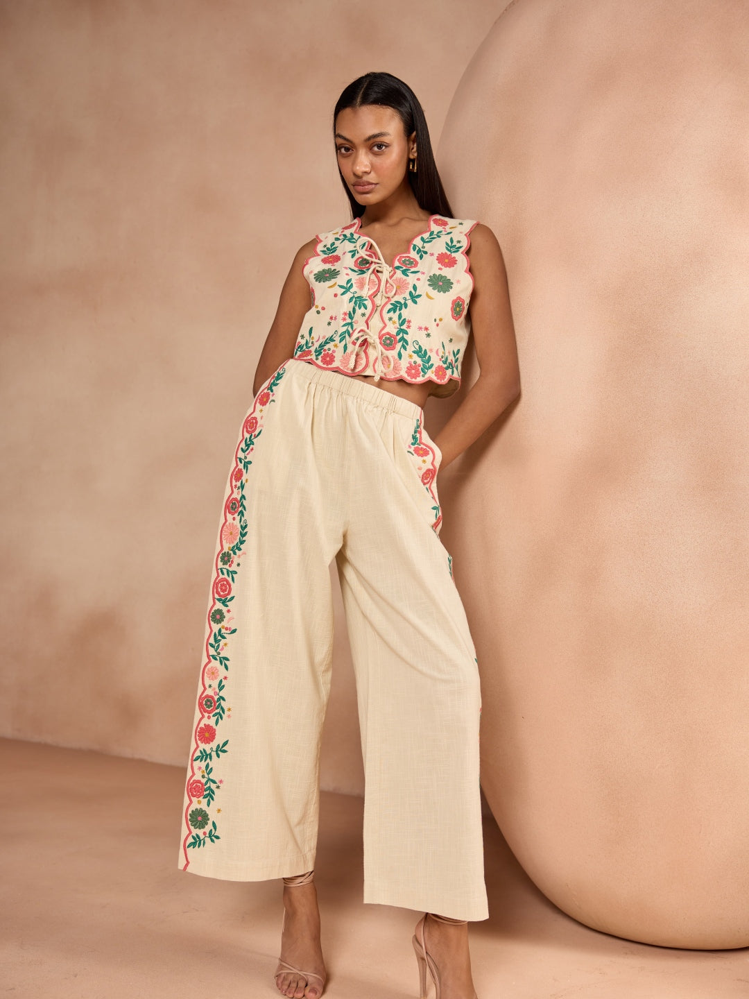 Margot Embroidered Pants | Style Island at Broadway