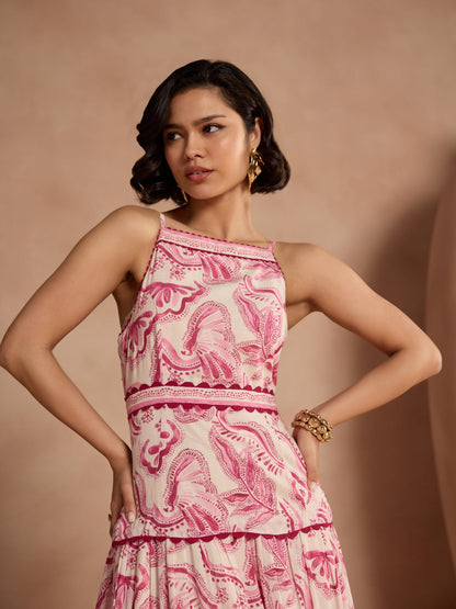 Tushita Mehta in Carol Printed Maxi | Style Island at Broadway
