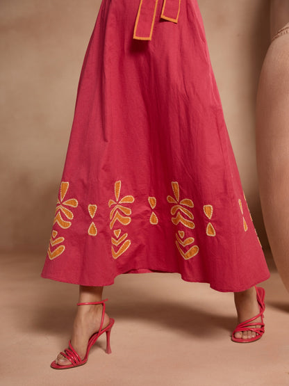 Clara Linen Blend Maxi | Style Island at Broadway