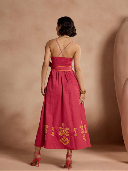Clara Linen Blend Maxi | Style Island at Broadway