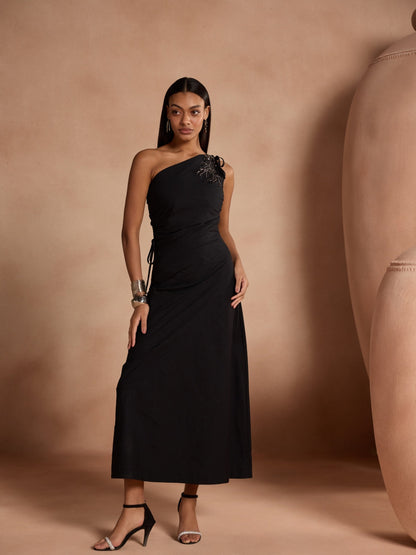 Amanda One Shoulder Maxi | Style Island at Broadway