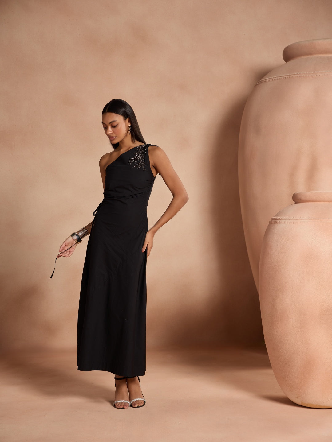 Amanda One Shoulder Maxi | Style Island at Broadway