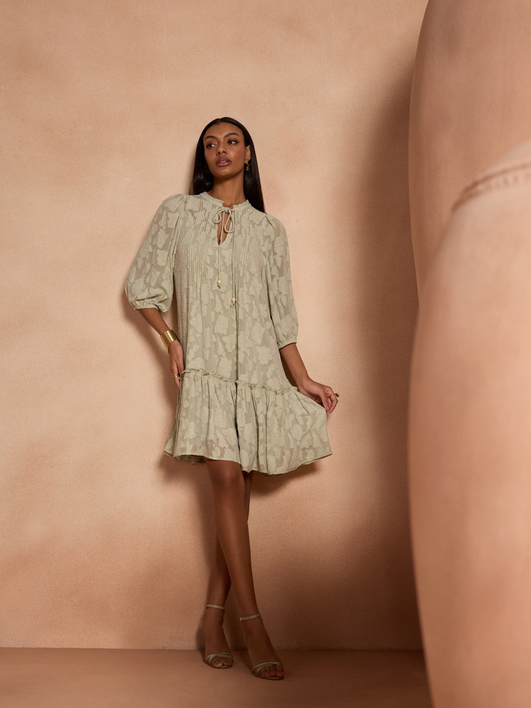 Nia Jacquard Dress | Style Island at Broadway