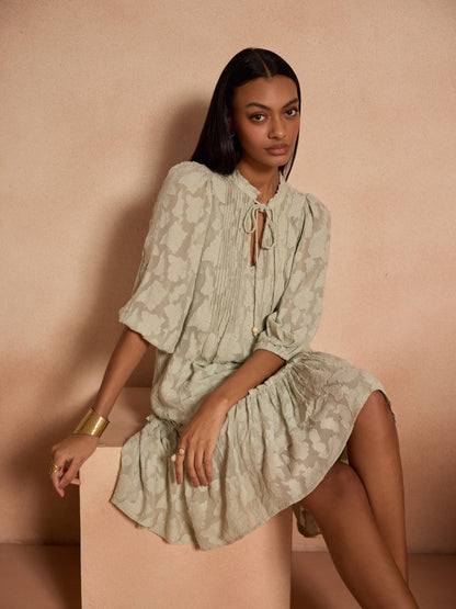 Nia Jacquard Dress | Style Island at Broadway