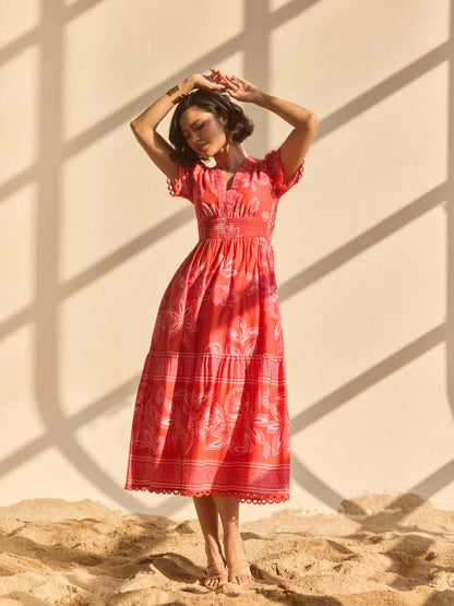 Sofia Red Maxi | Style Island at Broadway